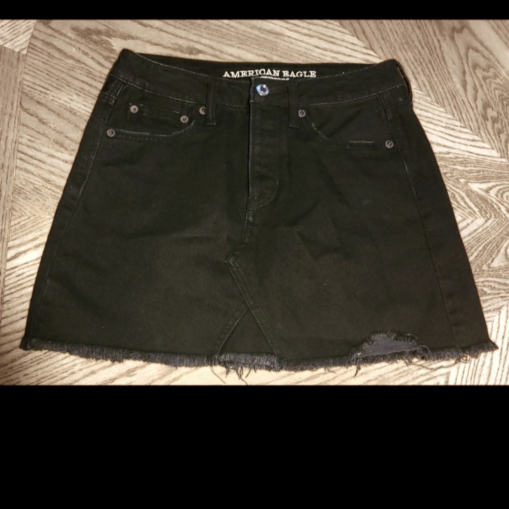 AE mini jean skirt